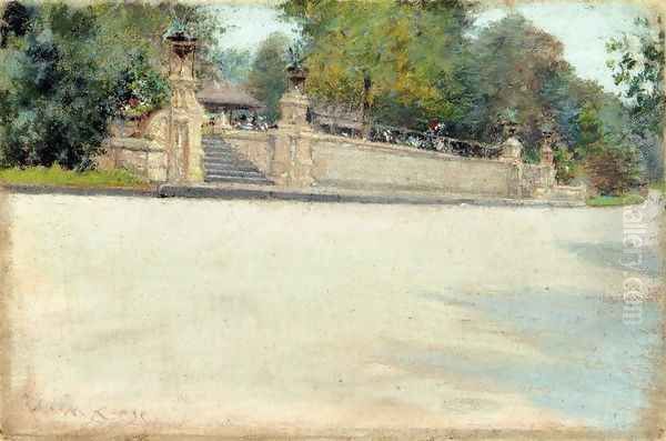 Prospect Park, Brooklyn III Oil Painting by William Merritt Chase