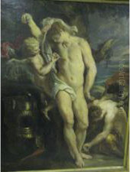 Saint Sebastian Oil Painting by Laurent De La Hyre