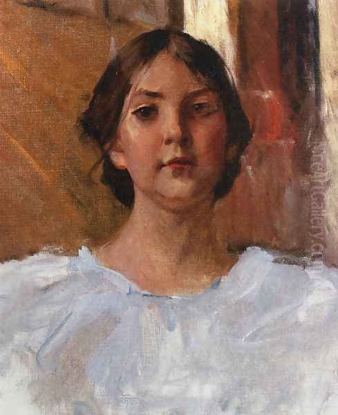 My Daughter Dorothy Oil Painting by William Merritt Chase