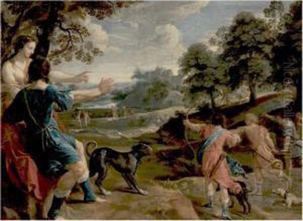 Diana At The Hunt Oil Painting by Laurent De La Hyre