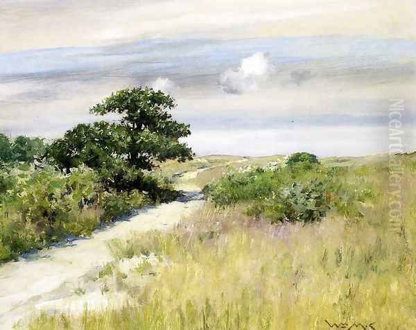 Shinnecock Hills II Oil Painting by William Merritt Chase