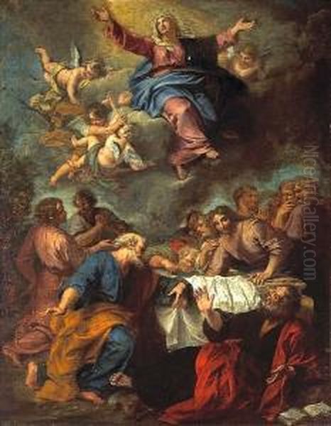 The Assumption Of The Virgin Oil Painting by Charles de Lafosse