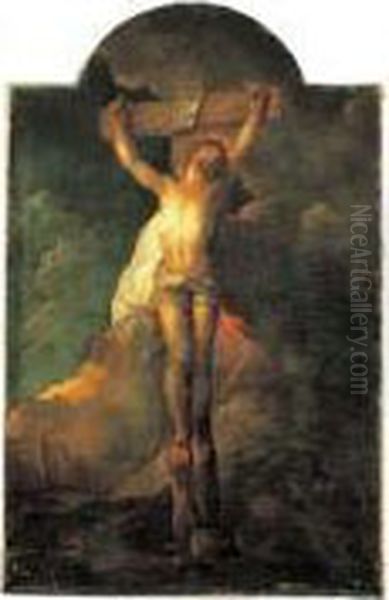 Crucifixion Oil Painting by Charles de Lafosse