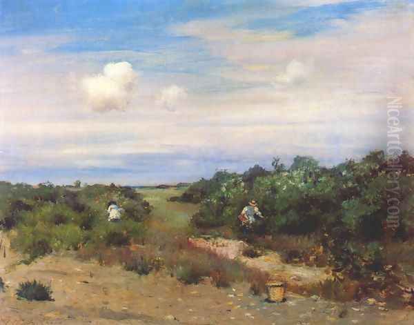 Shinnecock Hills, Long Island 2 Oil Painting by William Merritt Chase