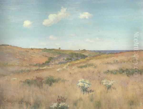 Shinnecock Hills Long Island 1900 Oil Painting by William Merritt Chase