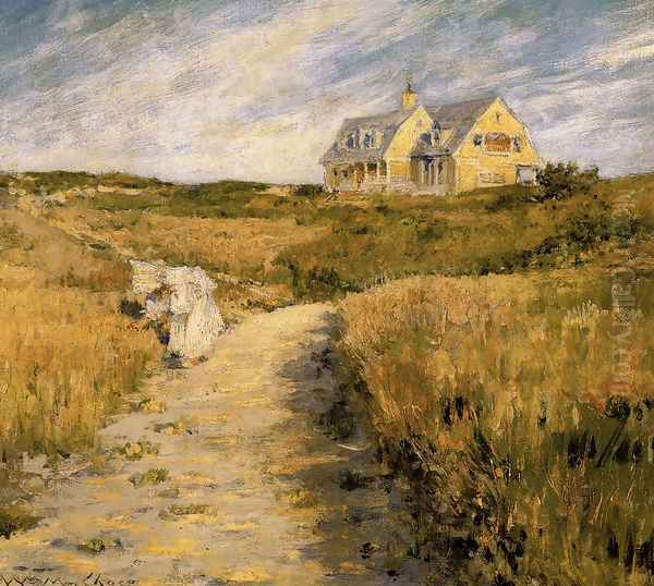 The Chase Homestaead Shinnecock Oil Painting by William Merritt Chase