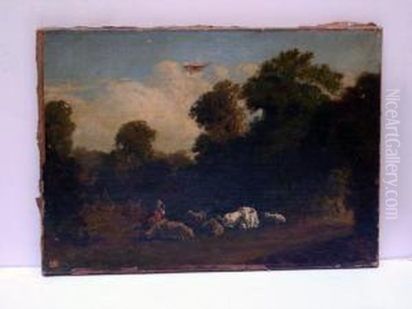 Scene Pastorale Oil Painting by Philip Jacques de Loutherbourg