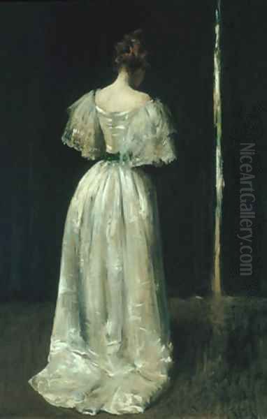 Seventeenth Century Lady 1895 Oil Painting by William Merritt Chase