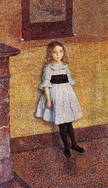 Little Denise 1889 Oil Painting by William Merritt Chase