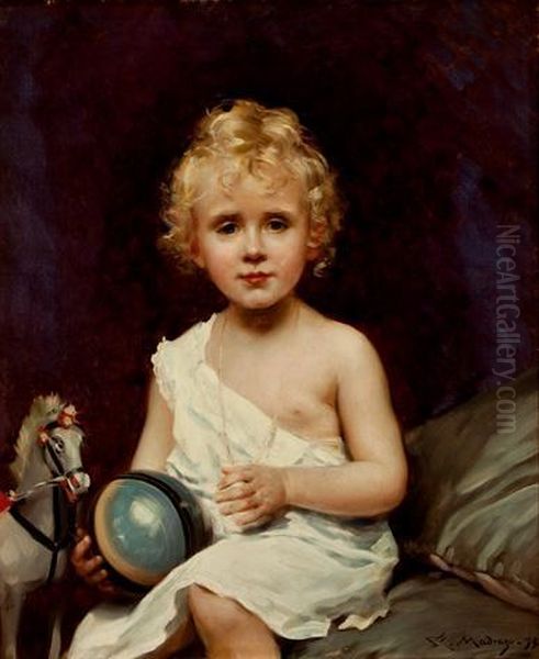 El Hijo Del Embajador Oil Painting by Raimundo de Madrazo y Garreta