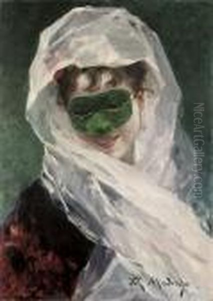 Going To The Ball Oil Painting by Raimundo de Madrazo y Garreta