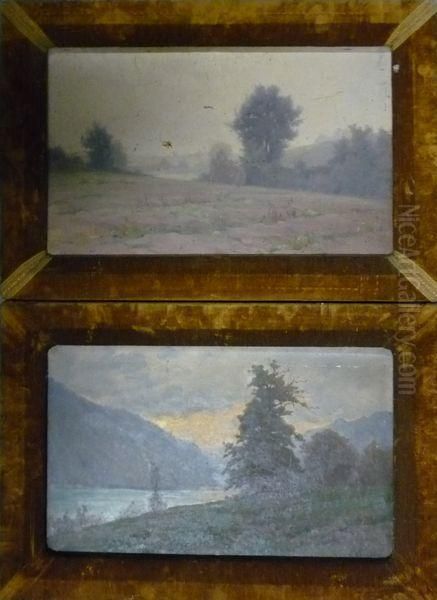 Bruyeres-lacs Oil Painting by Etienne De Martenne