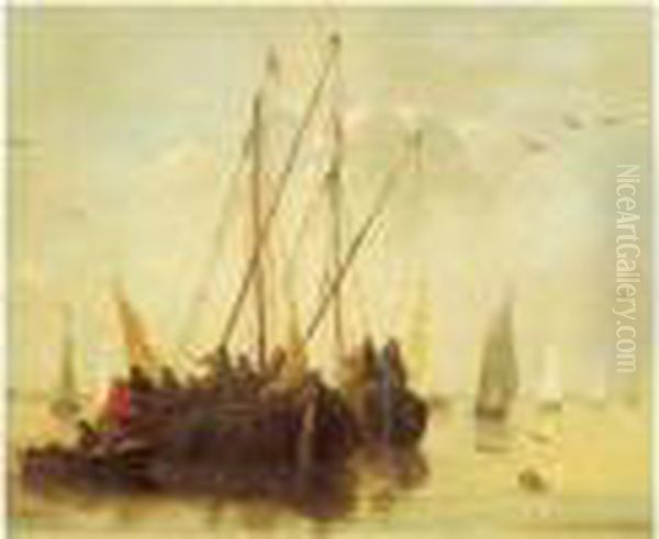 Marine Oil Painting by Hendrik Meijer