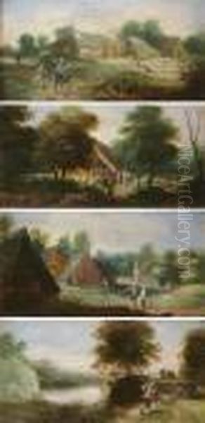 Paysages Animes Oil Painting by Frans de Momper