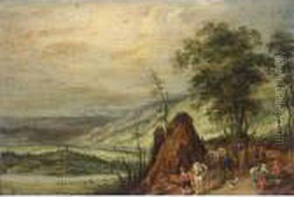 Landscape Oil Painting by Francois de Nome (Monsu, Desiderio)