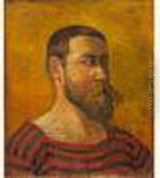 Portrait D'homme Barbu Oil Painting by Georges-Daniel de Monfreid