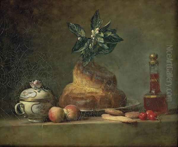 The Brioche or The Dessert, 1763 Oil Painting by Jean-Baptiste-Simeon Chardin