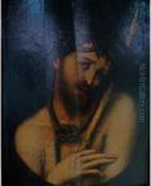 Cristo Oil Painting by Luis de Morales