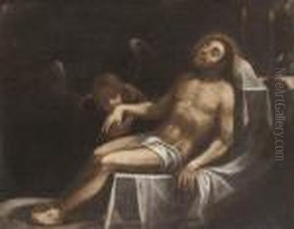 The Lamentation Oil Painting by Luis de Morales