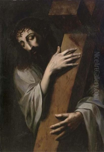 Christ Carrying The Cross Oil Painting by Luis de Morales