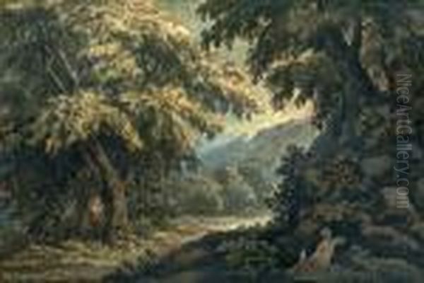 Paysage Anime Oil Painting by Isaac de Moucheron