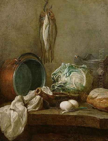 Still Life, c.1731-33 Oil Painting by Jean-Baptiste-Simeon Chardin