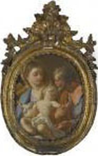 The Holy Family Oil Painting by Francesco Solimena