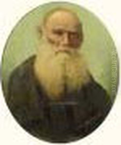 Portrait D'homme Barbu Oil Painting by Alphonse Marie de Neuville