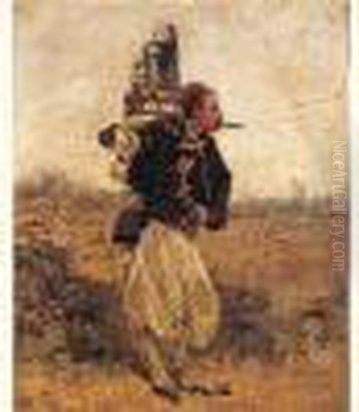 Le Zouave Oil Painting by Alphonse Marie de Neuville