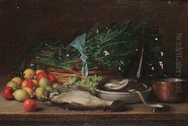 Still Life Oil Painting by David Emil Joseph de Noter