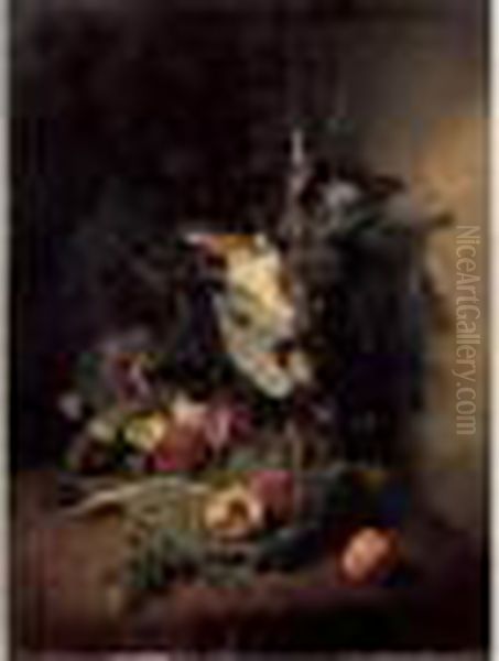 Nature Morte Au Gibier Oil Painting by David Emil Joseph de Noter