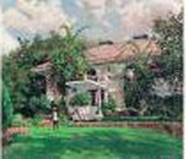 Maison Et Jardin Tropical Oil Painting by Marques De Oliveira