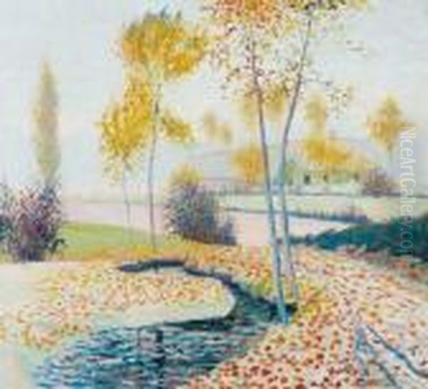 Herfst Oil Painting by Jef De Pauw