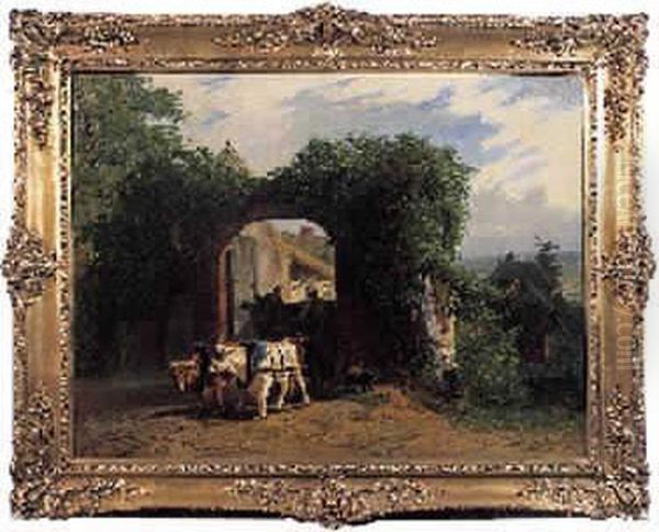 25 000 / 30 000 Ff Oil Painting by Edmond De Pratere