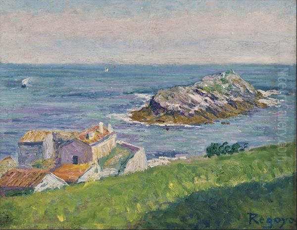 San Vicente De La Barquera Oil Painting by Dario de Regoyos y Valdes