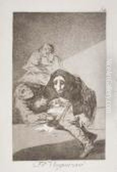 El Vergonzoso Oil Painting by Francisco De Goya y Lucientes