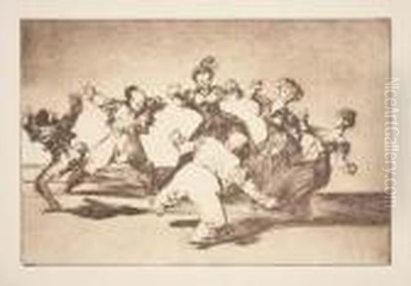 Untitled Oil Painting by Francisco De Goya y Lucientes