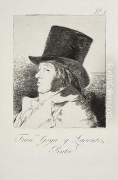 Goya Lucientes, Pintor Oil Painting by Francisco De Goya y Lucientes