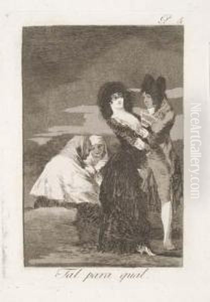 Untitled Oil Painting by Francisco De Goya y Lucientes