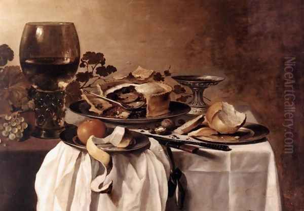 Still Life Oil Painting by Pieter Claesz.