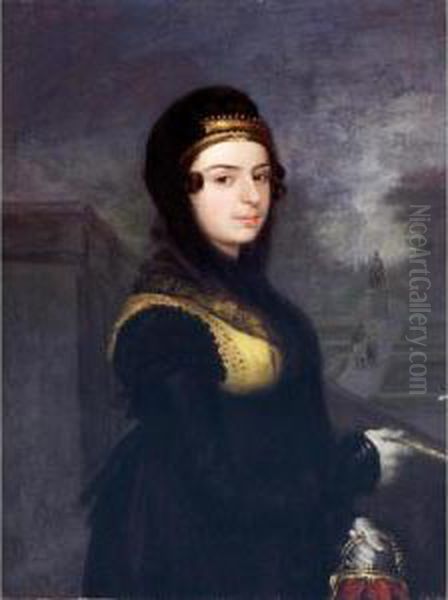 Portrait Of A Lady Oil Painting by Francisco De Goya y Lucientes