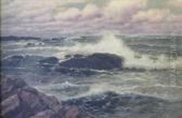 Seascape Oil Painting by Dey De Ribcowsky