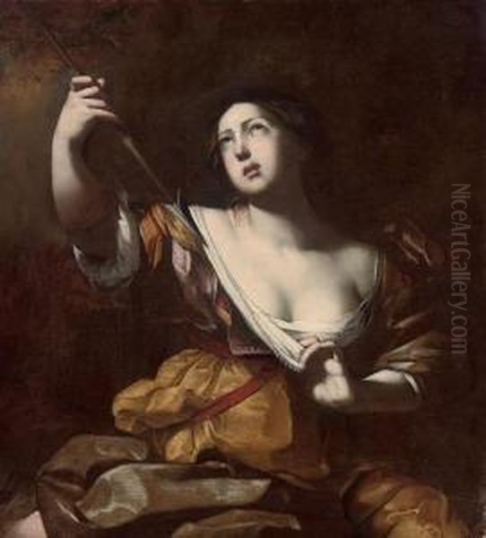 Saint Ursula Oil Painting by Francesco Pacecco De Rosa