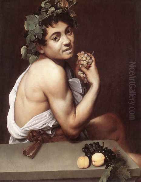 Sick Bacchus c. 1593 Oil Painting by Caravaggio