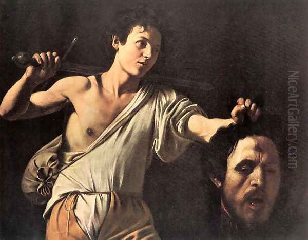 David 1606-07 Oil Painting by Caravaggio