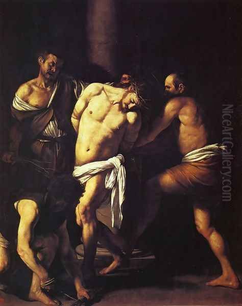 The Flagellation of Christ Oil Painting by Caravaggio