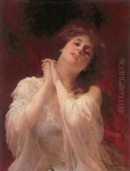 Expression D'amour Oil Painting by Louis De Schryver