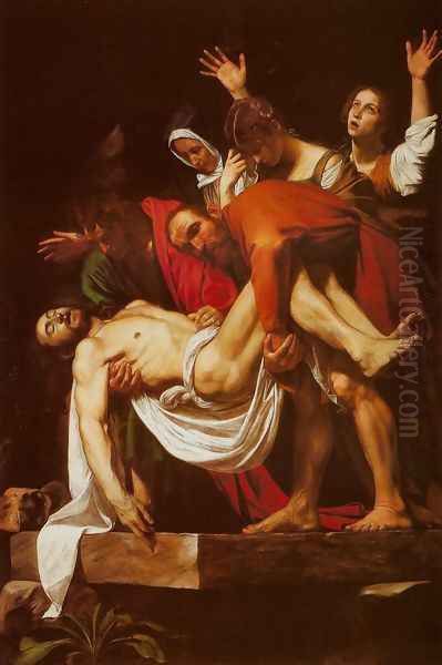 Deposition (Deposizione nel sepolcro) Oil Painting by Caravaggio