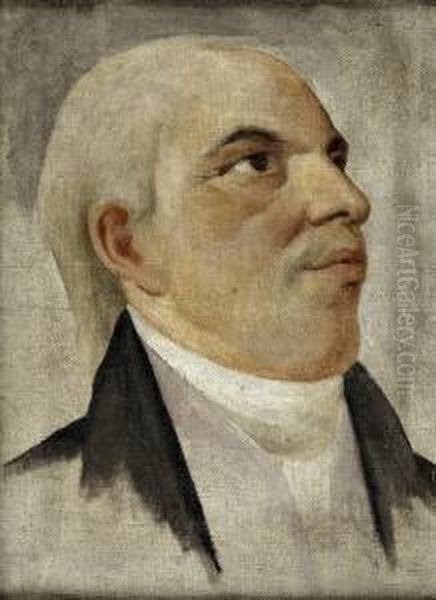 Estudo Para O Retrato De Pedro Jose Da Silva Oil Painting by Domingos Antonio de Sequeira