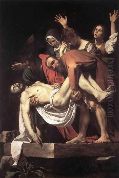 The Entombment 1602-03 Oil Painting by Caravaggio